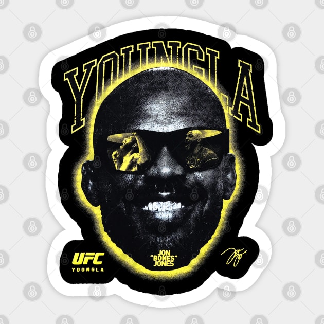 Jon Bones Jones - MMA - UFC Sticker by nicklower